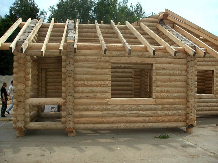 строительство бревенчатых домов